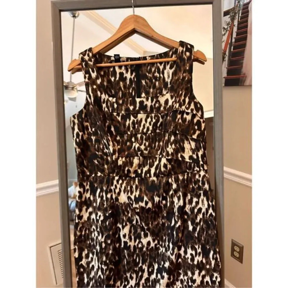 ALYX  Leopard Print Sleeveless Sheath Dress‎ / Cocktail Dress Women's Size 14 - Picture 3 of 5